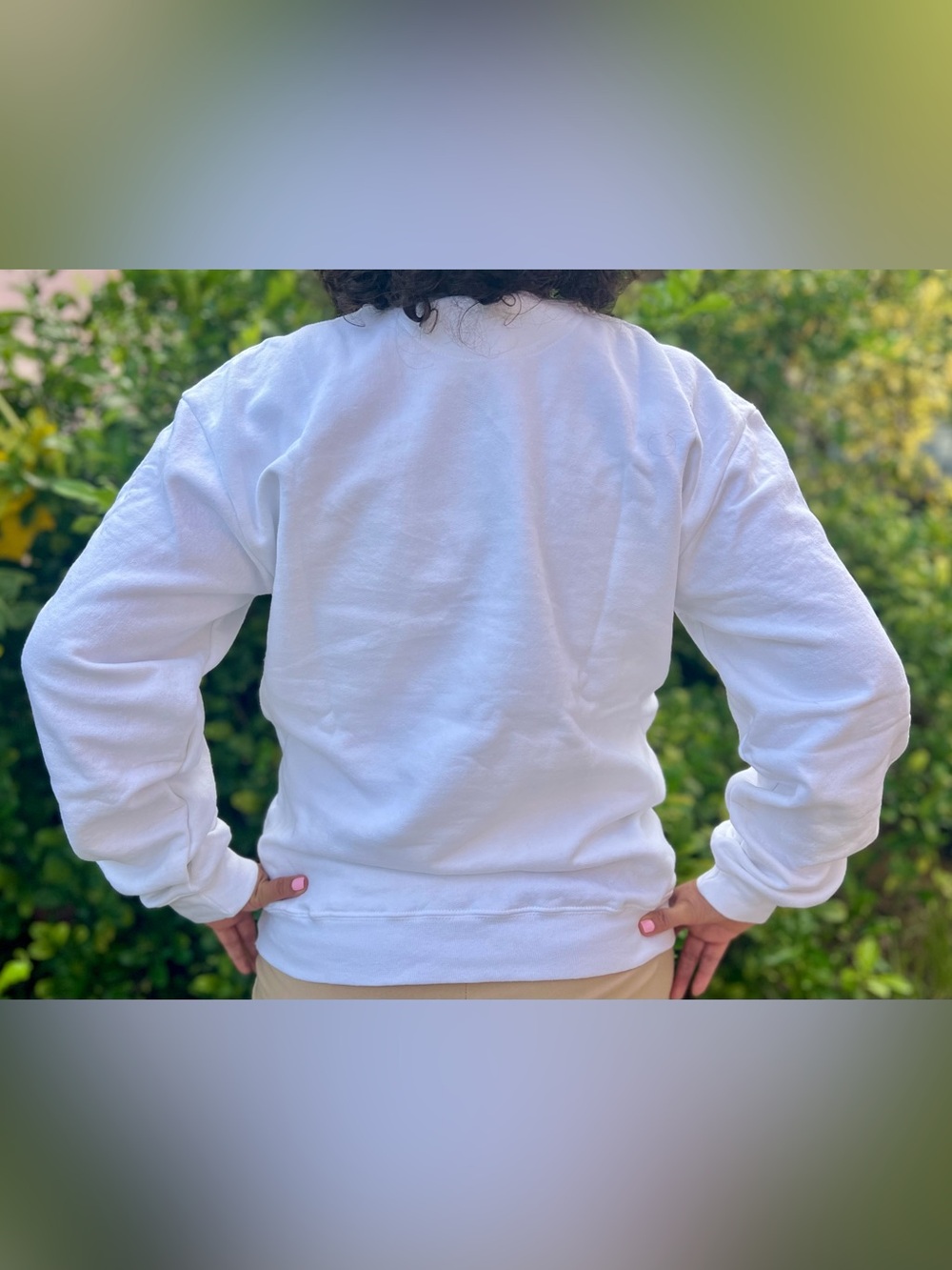Hand Embroidered Snoopy Christmas sweatshirt | White Unisex Crewneck | Handmade - Picture 4 of 13
